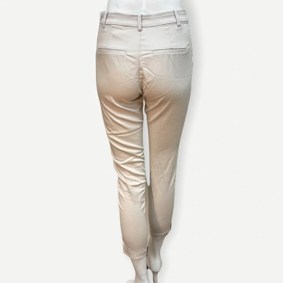 H&m beige cropped trouser pant 4 - Picture 5 of 5